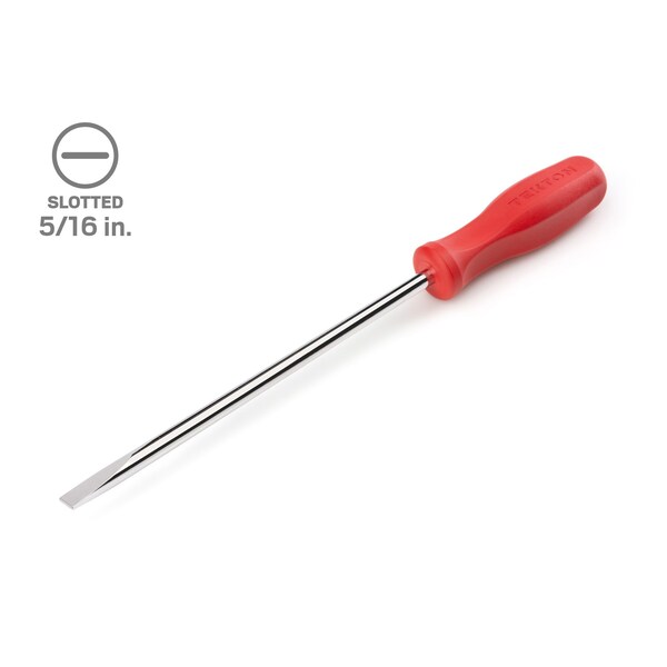 Long 5/16 Inch Slotted Hard Handle Screwdriver